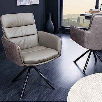 Stolička 43635 George Kožená Taupe