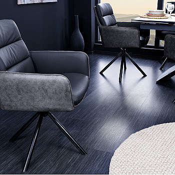 Stolička 43636 George Kožená Antracit