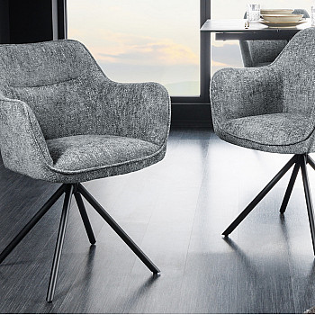 Stolička 44160 Verona látka Šedá