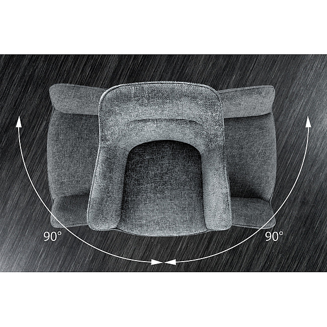 Stolička 44160 Verona látka Šedá