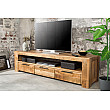 TV-skrinka 38929 170cm Masív drevo Mango Industrial look