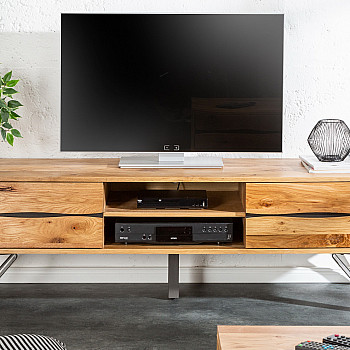 TV-skrinka 39434 160cm Masív drevo Dub