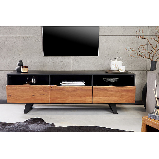 TV-skrinka 43305 Artwork 140cm Drevo Acacia