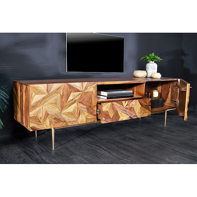TV-skrinka 43448 Stone 160cm Drevo Palisander