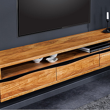 TV-skrinka 43709 Mammut 160cm Drevo Acacia Honey