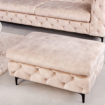 Taburetka 42642 Modern Barock Zamat Champagner