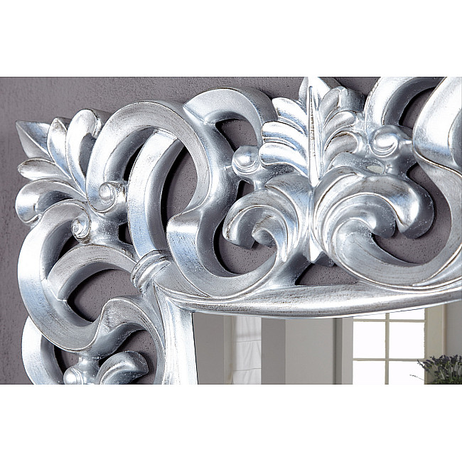 Zrkadlo Antic 15627 75x75cm Strieborné