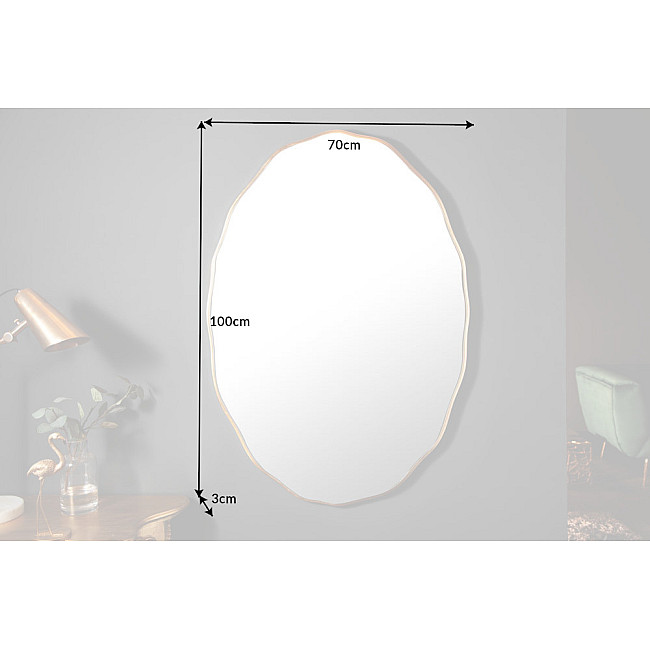 Zrkadlo 40696 100x70cm Elegancia gold