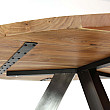 Jedálenský stôl 20-61 Ø120cm Acacia natural - PRODUKT JE SKLADOM U NÁS - 1Ks Jedálenský stôl 20-61 Ø120cm Acacia natural - PRODUKT JE SKLADOM U NÁS - 1Ks