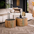 Konferenčný stôl 27-86 Slate Ø68 a Ø55cm 2-set Konferenčný stôl 27-86 Slate Ø68 a Ø55cm 2-set