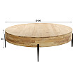 Konferenčný stôl 27-98 Bulky Ø120cm Drevo Acacia Konferenčný stôl 27-98 Bulky Ø120cm Drevo Acacia
