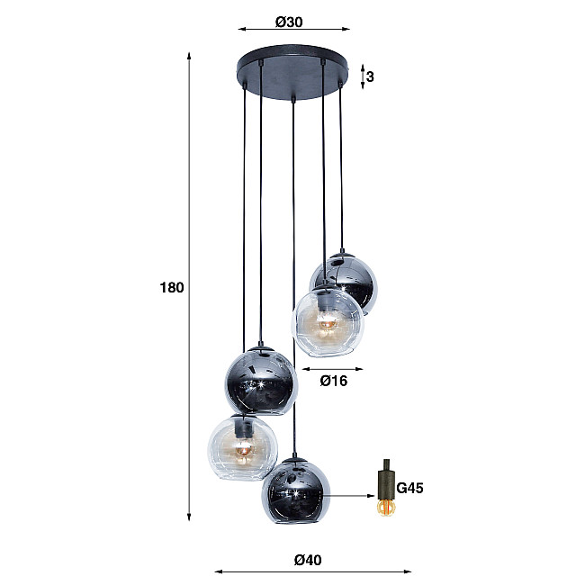 Luster 77-58 5L Bubbles Bicolore Luster 77-58 5L Bubbles Bicolore