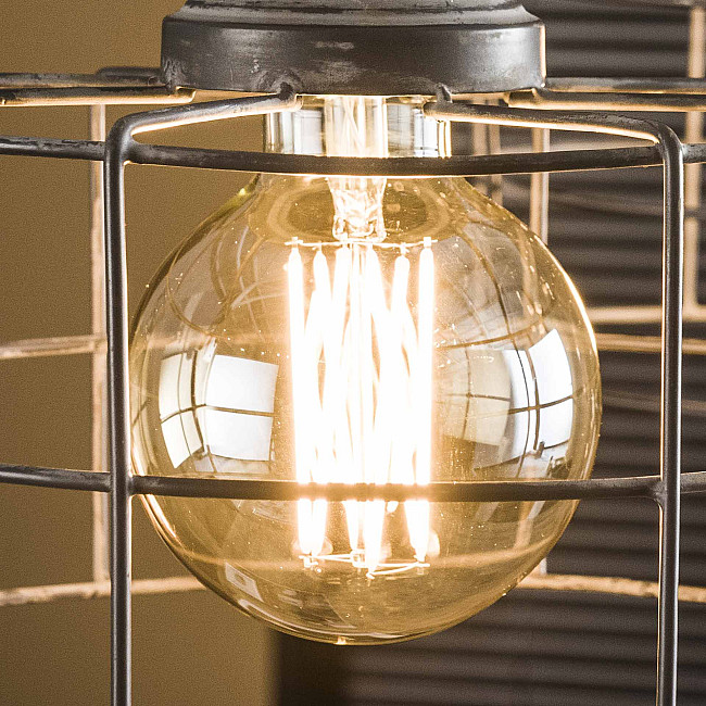 Filament LED žiarovka 84-66 Ø9,5cm Amber glass Filament LED žiarovka 84-66 Ø9,5cm Amber glass
