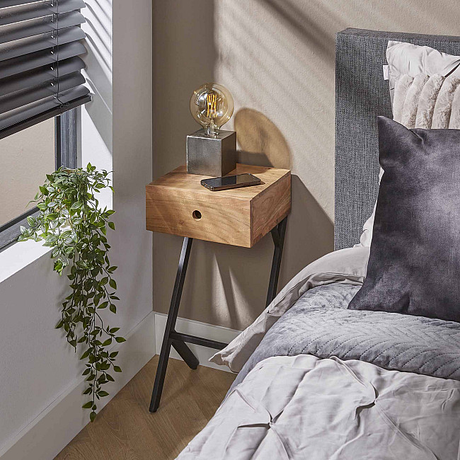 Nočný stolík 21-00 Balance Drevo Acacia