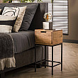 Nočný stolík 21-08 Flat Drevo Acacia