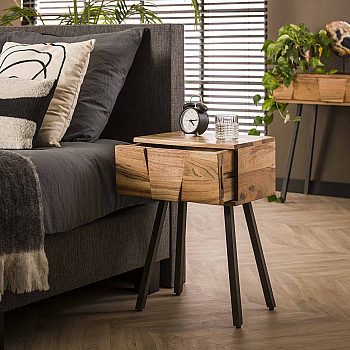 Nočný stolík 21-16 Demn Drevo Acacia