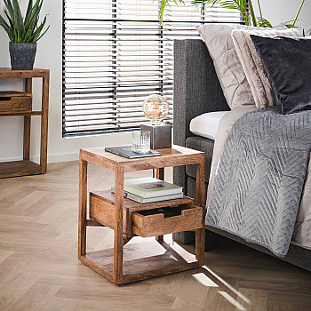Nočný stolík 22-30 Sahara Drevo Mango