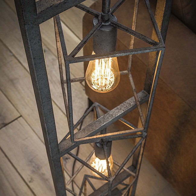 Stojaca lampa 72-37 4 x Cubic tower - PRODUKT JE SKLADOM U NÁS - 1Ks