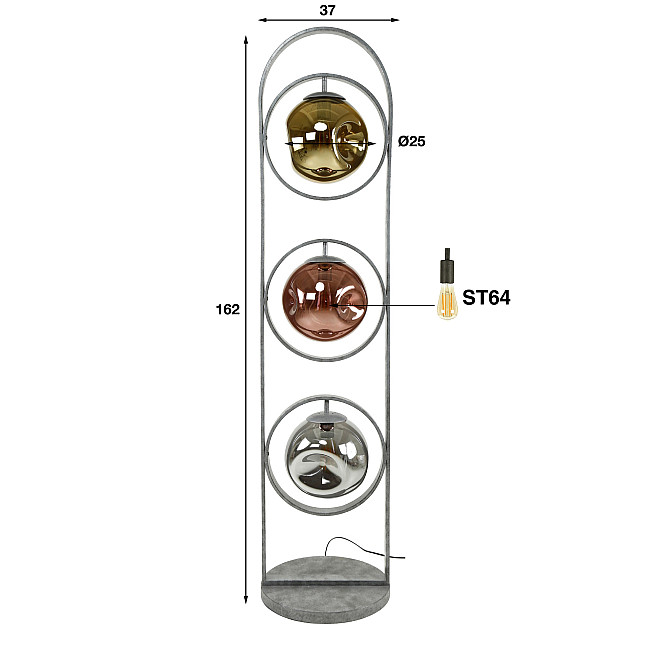 Stojaca lampa 74-55 3L Stellar Stojaca lampa 74-55 3L Stellar