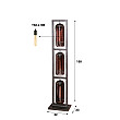 Stojaca lampa 78-37 3L Tower Smoked Glass