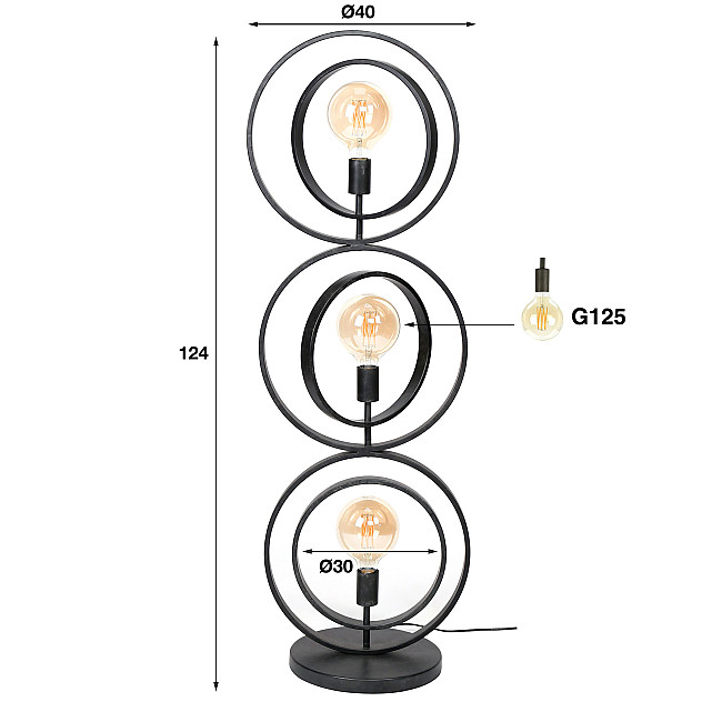Stojaca lampa 83-22 3L Turn Around Stojaca lampa 83-22 3L Turn Around