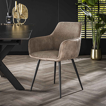 Stolička 45-27 Rib Látka Sand - Piesková