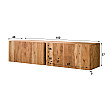 TV-skrinka 28-51 Block 150cm Drevo Acacia TV-skrinka 28-51 Block 150cm Drevo Acacia