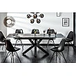 Rozkladací jedálenský stôl 41090 180/225x90cm Láva keramika