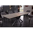 Rozkladací jedálenský stôl 41091 180/225x90cm Betón keramika