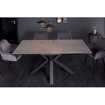 Rozkladací jedálenský stôl 41091 180/225x90cm Betón keramika