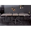Rozkladací jedálenský stôl 41091 180/225x90cm Betón keramika