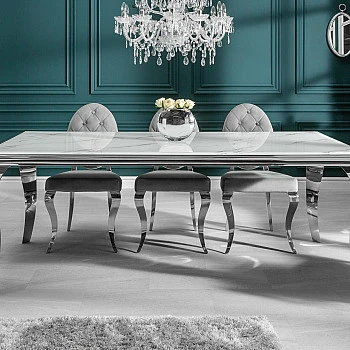 Jedálenský stôl 39995 180x95cm Modern Barock Mramor