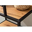 Knižnica/Regál 42022 77cm Slim Line Divoký Dub