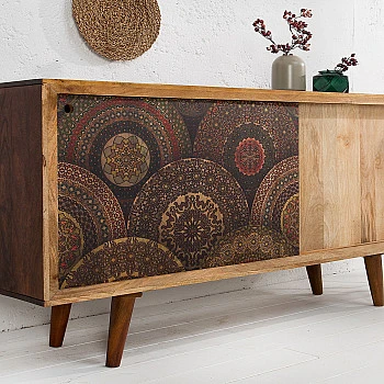 Komoda 38729 160cm Drevo Mango Retro