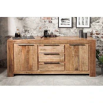 Komoda 38930 175cm Drevo Mango Industrial look - PRODUKT JE SKLADOM U NÁS - 1Ks