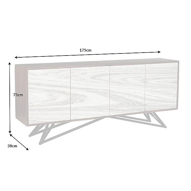 Komoda 43379 Soul 175cm Drevo Acacia