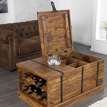 Konferenčný stôl 39060 100x60cm Winebar Drevo Palisander - PRODUKT JE SKLADOM U NÁS - 1Ks