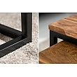 Konferenčný stôl 40001 75x75cm 2-Set Drevo Palisander - PRODUKT JE SKLADOM U NÁS - 1Ks