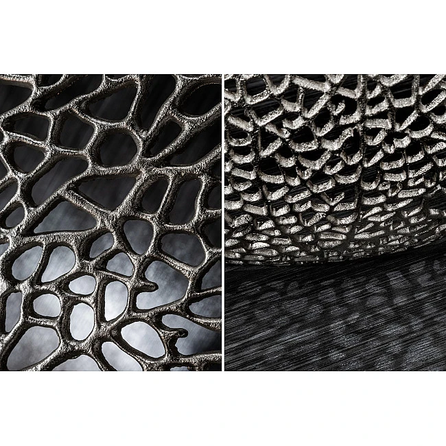 Konferenčný stôl 40286 80x80cm Aluminium Silver - PRODUKT JE SKLADOM U NÁS - 1Ks
