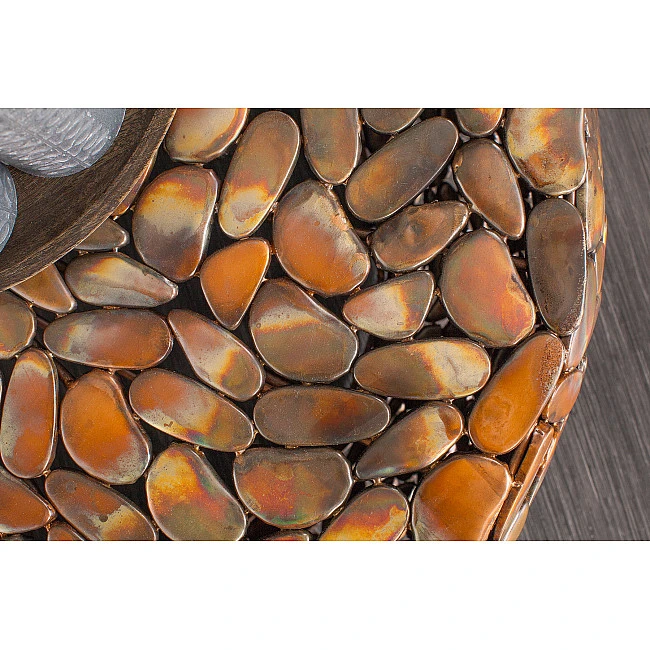 Konferenčný stôl 41434 80x85cm Aluminium Copper