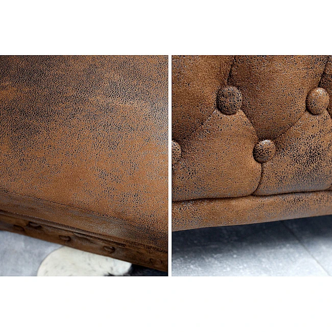 Kreslo 17383 Chesterfield Antik hnedá