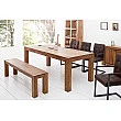 Lavica 15521 140cm Masív drevo Palisander