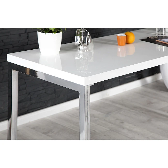 PC - stolík 21141 140x60cm Biely vysoký lesk - PRODUKT JE SKLADOM U NÁS - 1Ks