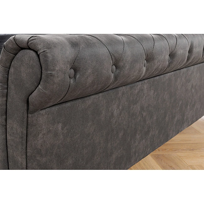 Posteľ 41413 180x200cm Kensington Microfaser Tmavošedá