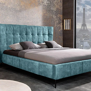 Posteľ 41427 160x200cm Boutique Zamat Petrol