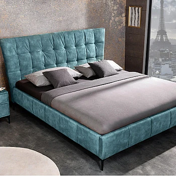 Posteľ 41428 180x200cm Boutique Zamat Petrol