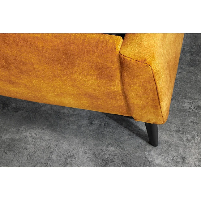 Posteľ 41666 160x200cm Boutique Zamat Žltá