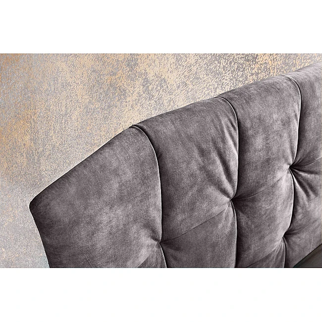 Posteľ 41670 180x200cm Boutique Zamat Tmavošedá