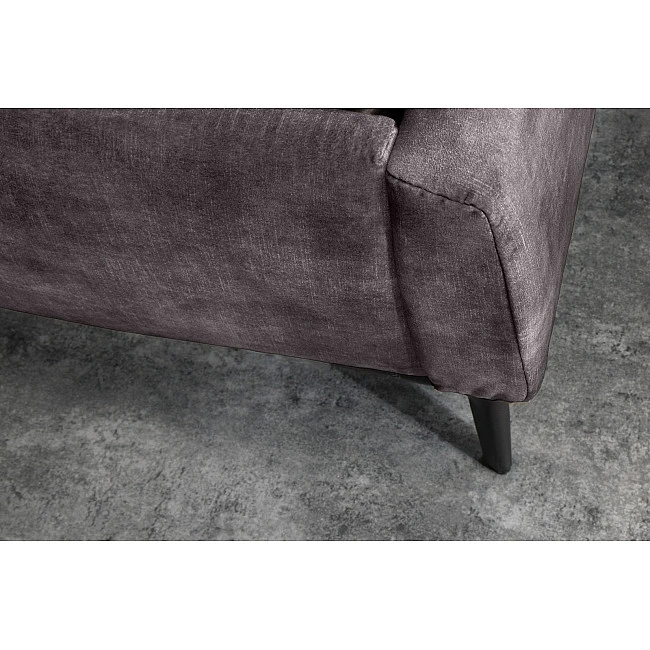 Posteľ 41670 180x200cm Boutique Zamat Tmavošedá