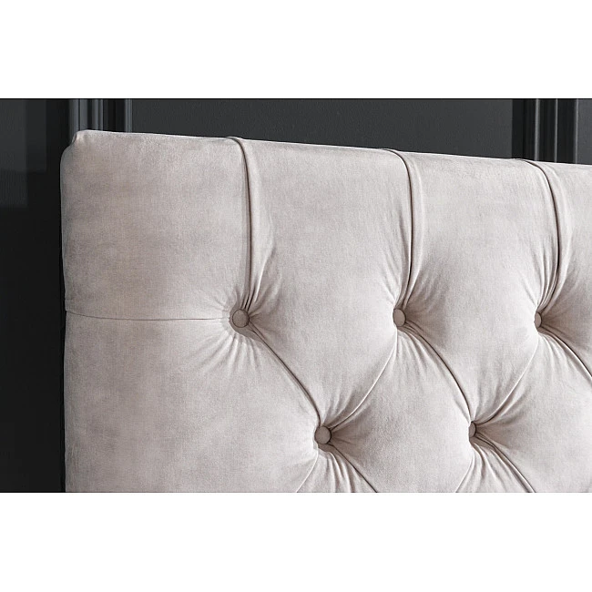 Posteľ 43105 180x200cm Zamat Champagne